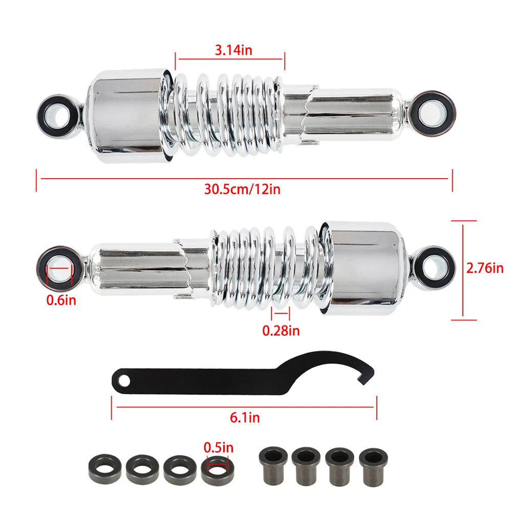 Rear Shocks for Harley Davidson Sportster & Dyna