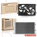 Dual Radiator Cooling Fan Assembly & AC Condenser for Chevy Traverse (2009–2017)