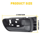 Set of 2 Tricolor Bumper Trim Strips for Car (Universal Fit)