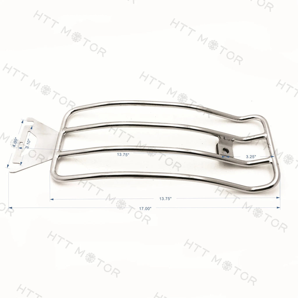 Chrome Luggage Rack + Bolt for Harley Touring FLH FLT (1997–2015)