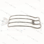 Chrome Luggage Rack + Bolt for Harley Touring FLH FLT (1997–2015)