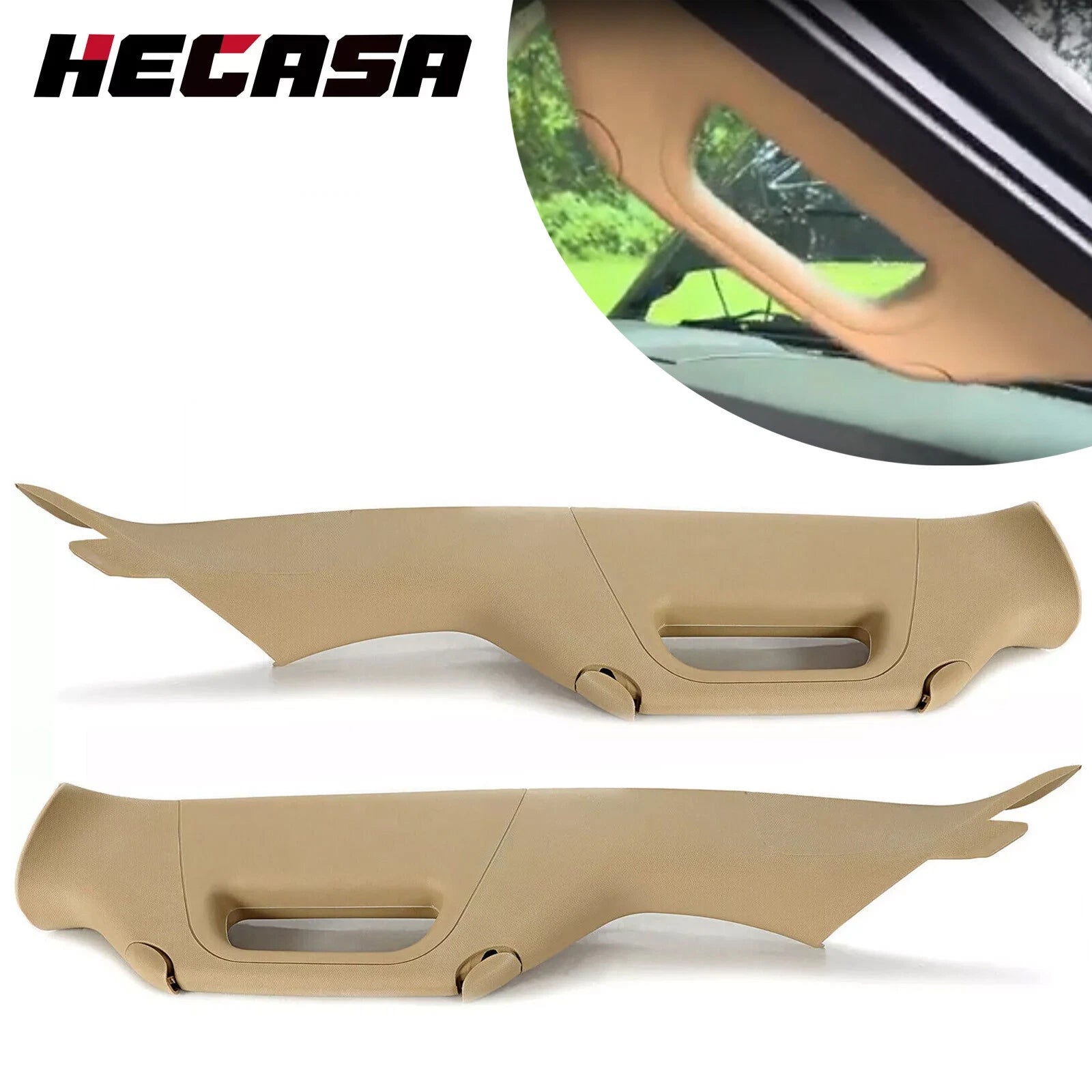 Interior Trim A Pillar Handle Set for Ford F250 F350 F450 F550 (2011–2016)