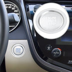 Set of 1 Start Button Cover for Toyota Corolla Cross (2022–2023) Silver Tone