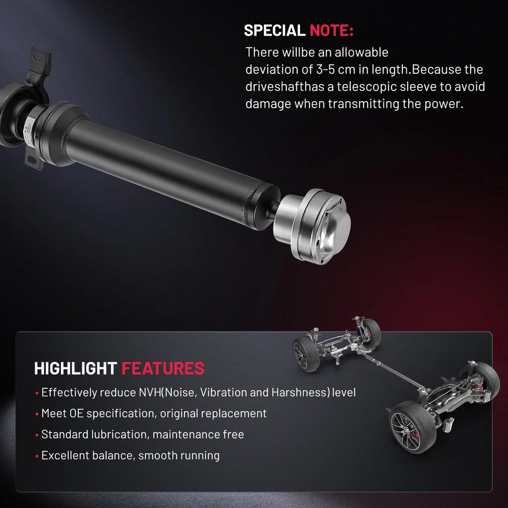 Rear Driveshaft Prop Shaft Assembly for Cadillac CTS 3.0L (2010–2014)