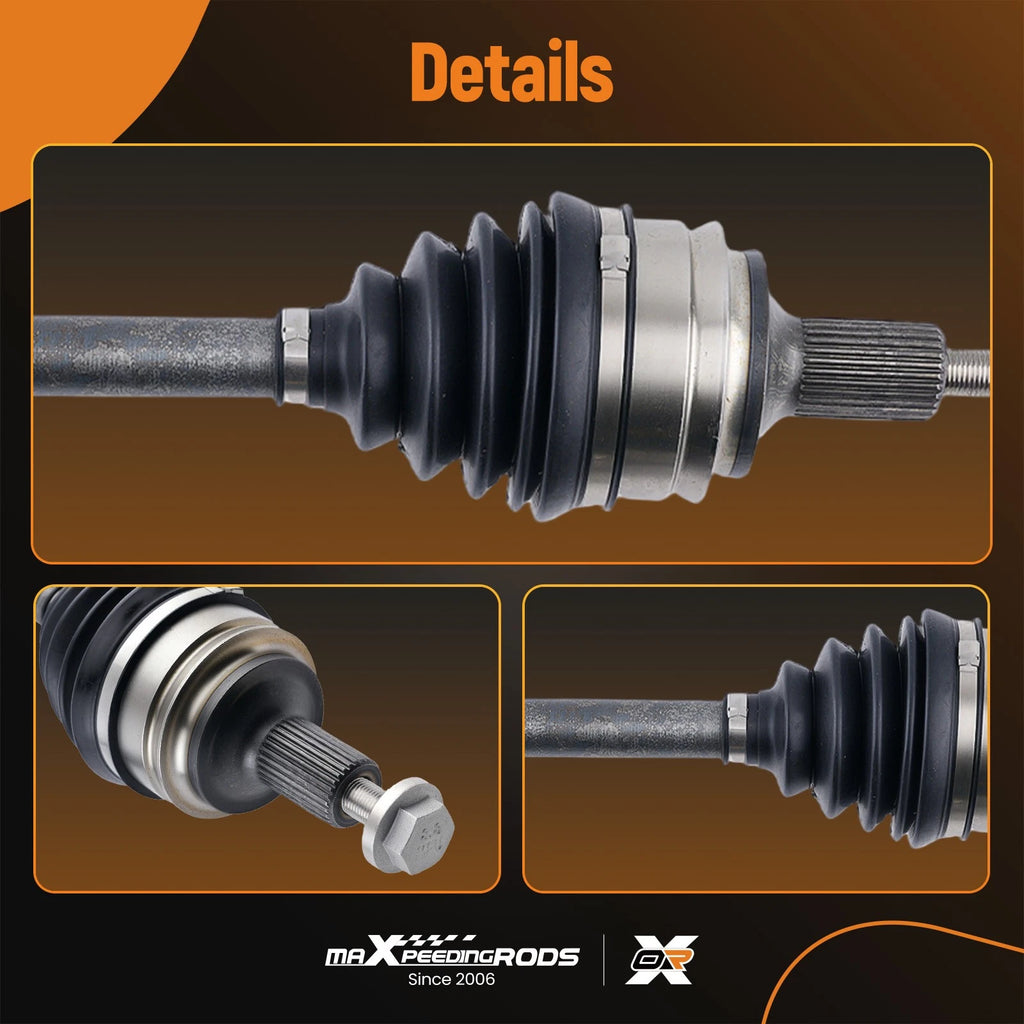 Front CV Axle Pair for Mercedes-Benz C300 C400 (2015–2017) L4 V6