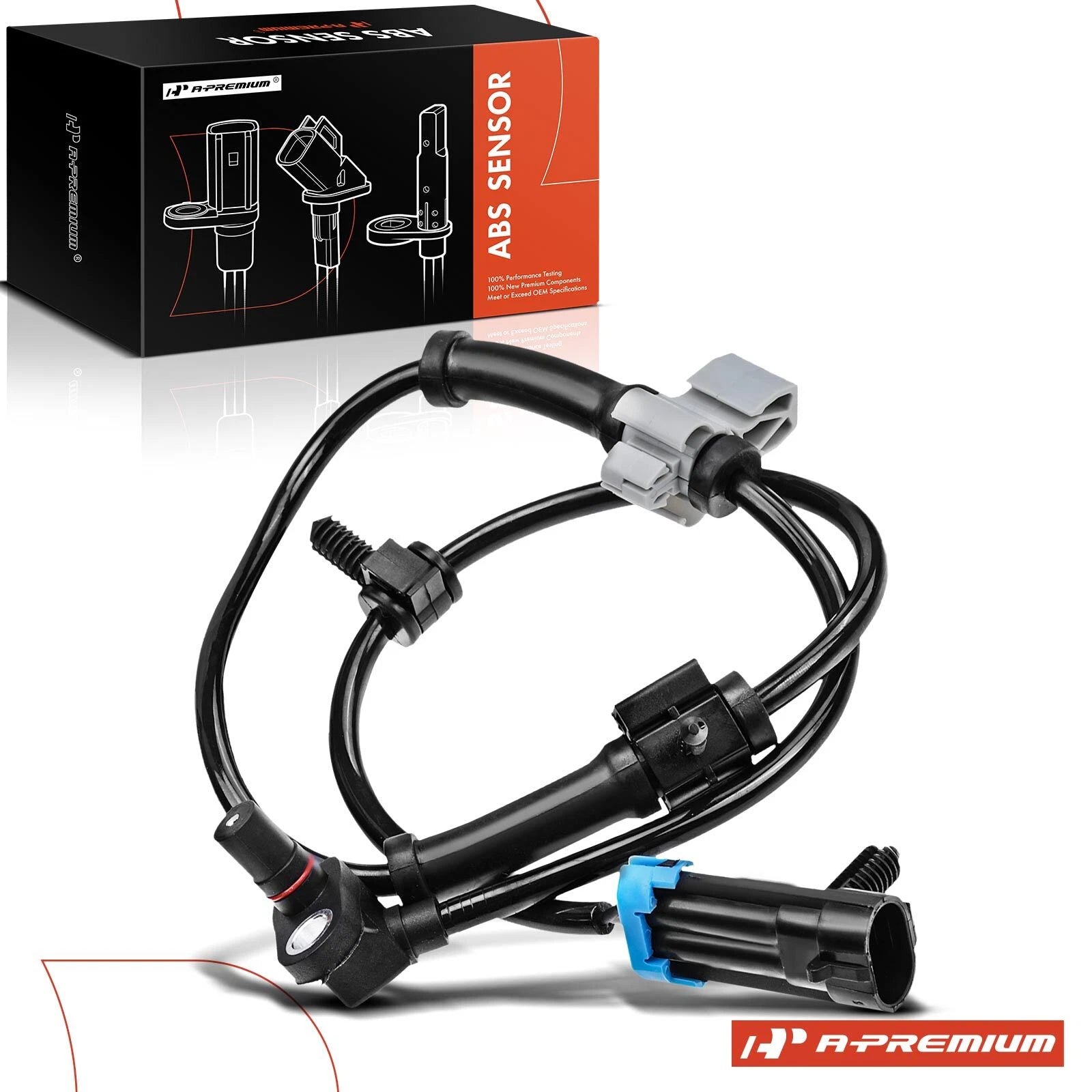 Front ABS Wheel Speed Sensor for Silverado 1500 2001–2007, 2500 2001–2007