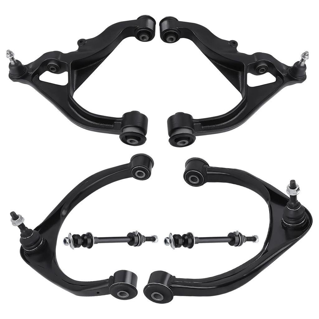 Set of 2 Front Upper Lower Control Arms for Dodge Ram 1500 (2009-2018)