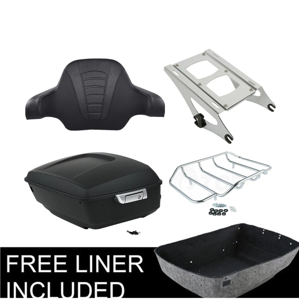 Trunk Mount Rack Pad for Harley Touring Electra Street Road Glide (2014–2025)