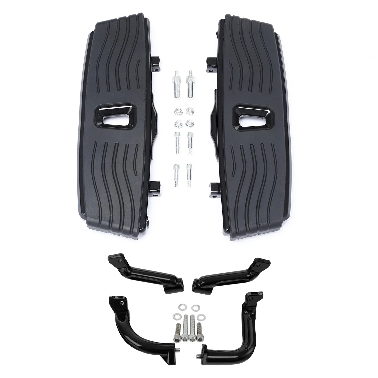Driver Floorboards Footboards Bracket for Harley Road King Glide (2014-2024)