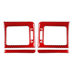 Red Dashboard Side Air Vent Outlet Cover Trim for Subaru WRX STi (2015-2021)