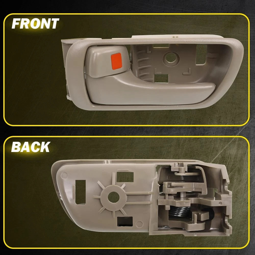 2X Inside Door Handle Beige Left Driver for Toyota Camry (2002–2006)