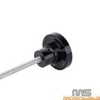 Black Front Rear Axle Nut Cover Caps for Harley Nightster RH975 (2022-2023)