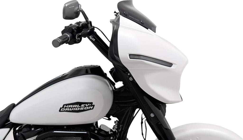 Spoiler Windshield for Harley-Davidson FLHX (2014–2023) - 2" Dark Black Smoke