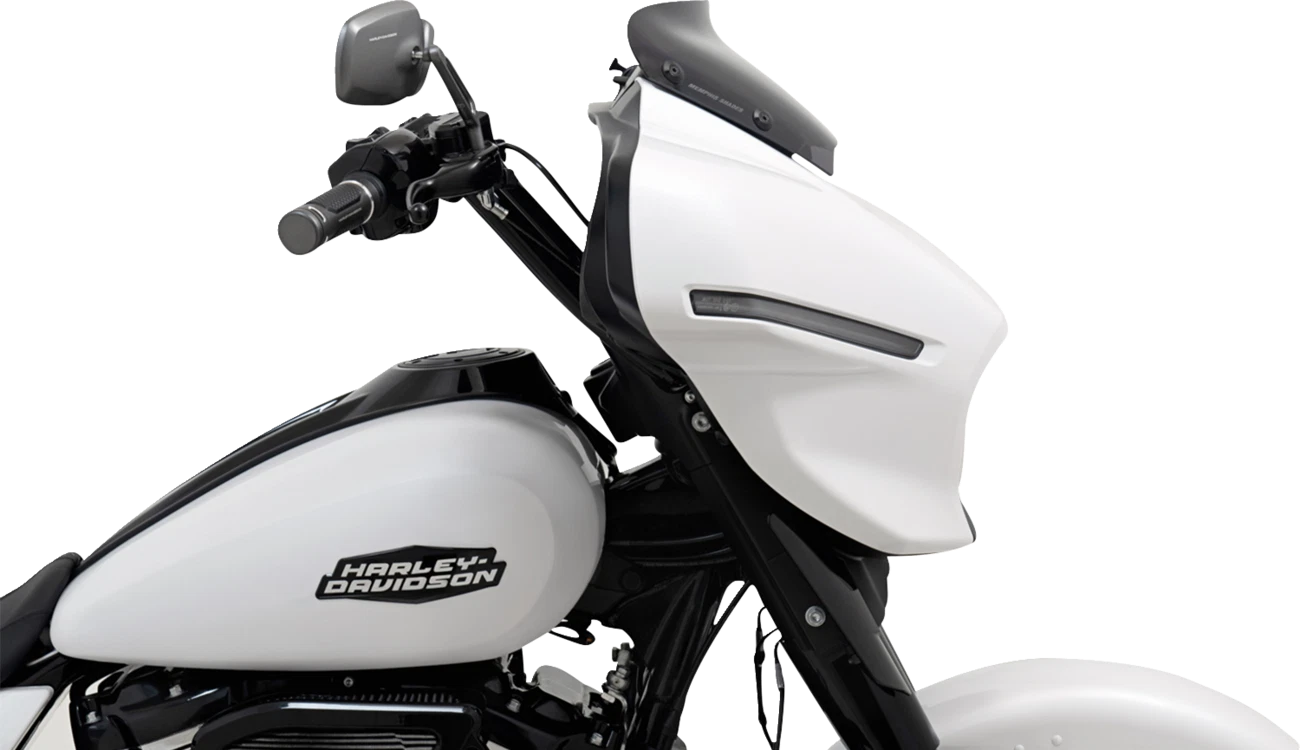 Spoiler Windshield for Harley-Davidson FLHX (2014–2023) - 2" Dark Black Smoke