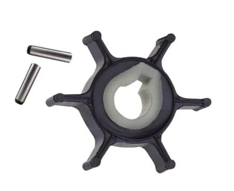 Water Pump Impeller with Pin for Yamaha 2 Stroke 2 HP Outboard (646-44352-01)