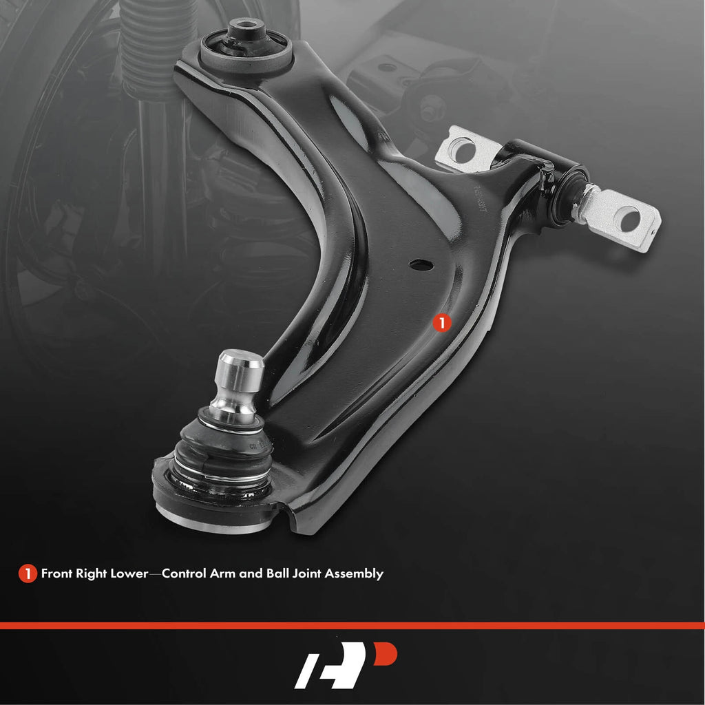 Front Right Lower Control Arm with Ball Joint for Nissan Rogue (2008-2013)