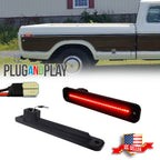 2PC Smoked Lens Red LED Rear Side Marker Light for Ford Bronco (1980–1996)