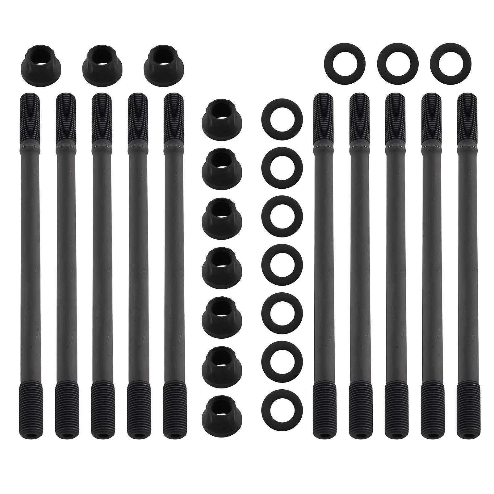 Black Head Studs for Honda Prelude H22A1 H22A4 (1993–2001)