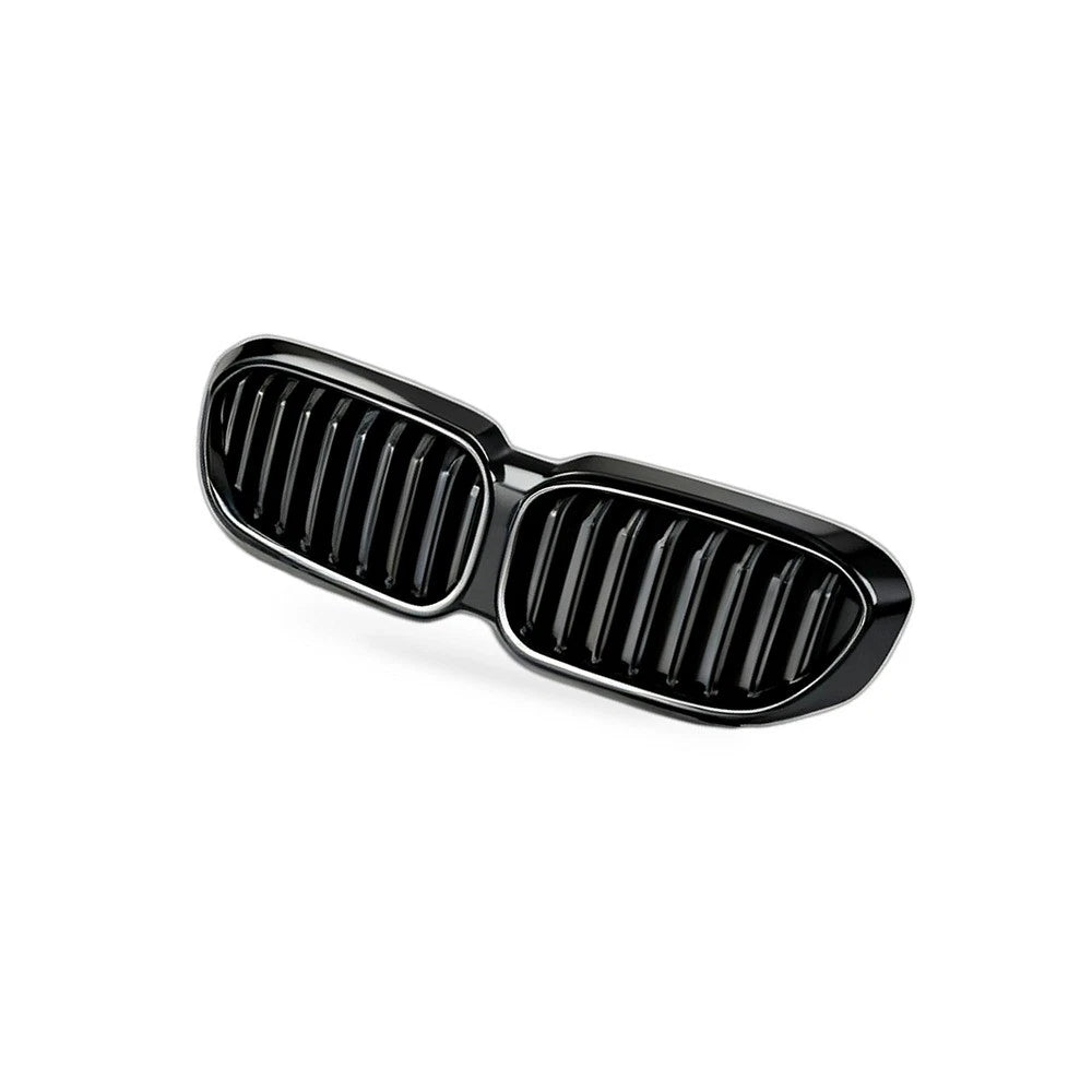 Dual Line Grille for BMW 5 Series F10 F18 (2010–2016) - Red Yellow Flag