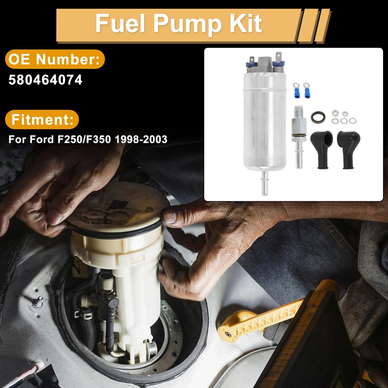 Fuel Pump for Ford F250/F350 (1998–2003) Replaces 580464074