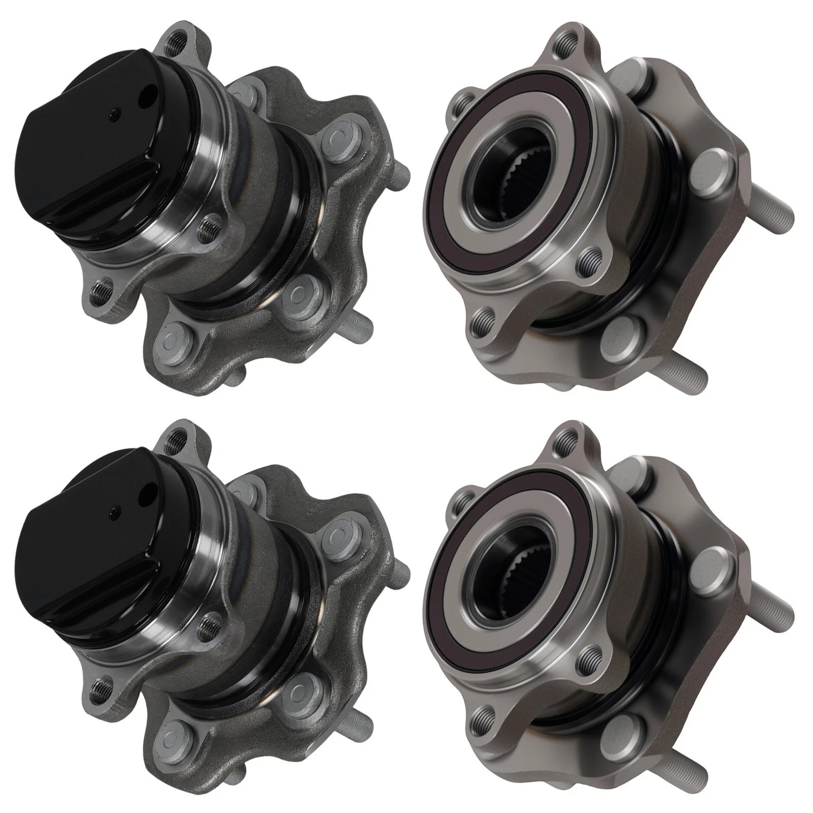 Front Rear Wheel Bearing Hub for Nissan Rogue/Rogue Sport (2014–2019)