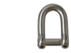 1/2" Marine Boat Chain D Rigging Dee Shackle with Screw Pin Stainless Steel