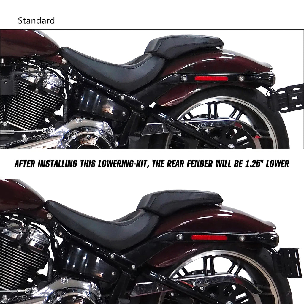 1.26" Rear Shock Lowering Bracket for Harley Softail Street Fat Boy Slim (2018–2026)