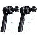 2X Front Outer Tie Rod Ends for Isuzu i-290 i-370 (2007–2008) Chevy Colorado (2006–2011)