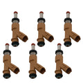 Set of 6 Fuel Injectors for Toyota 4Runner, FJ Cruiser, Tundra V6 (2010–2019)