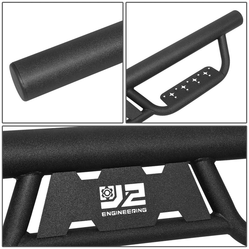 J2 Nerf Step Bars Running Board for Jeep Wrangler JK Unlimited (2007–2018)