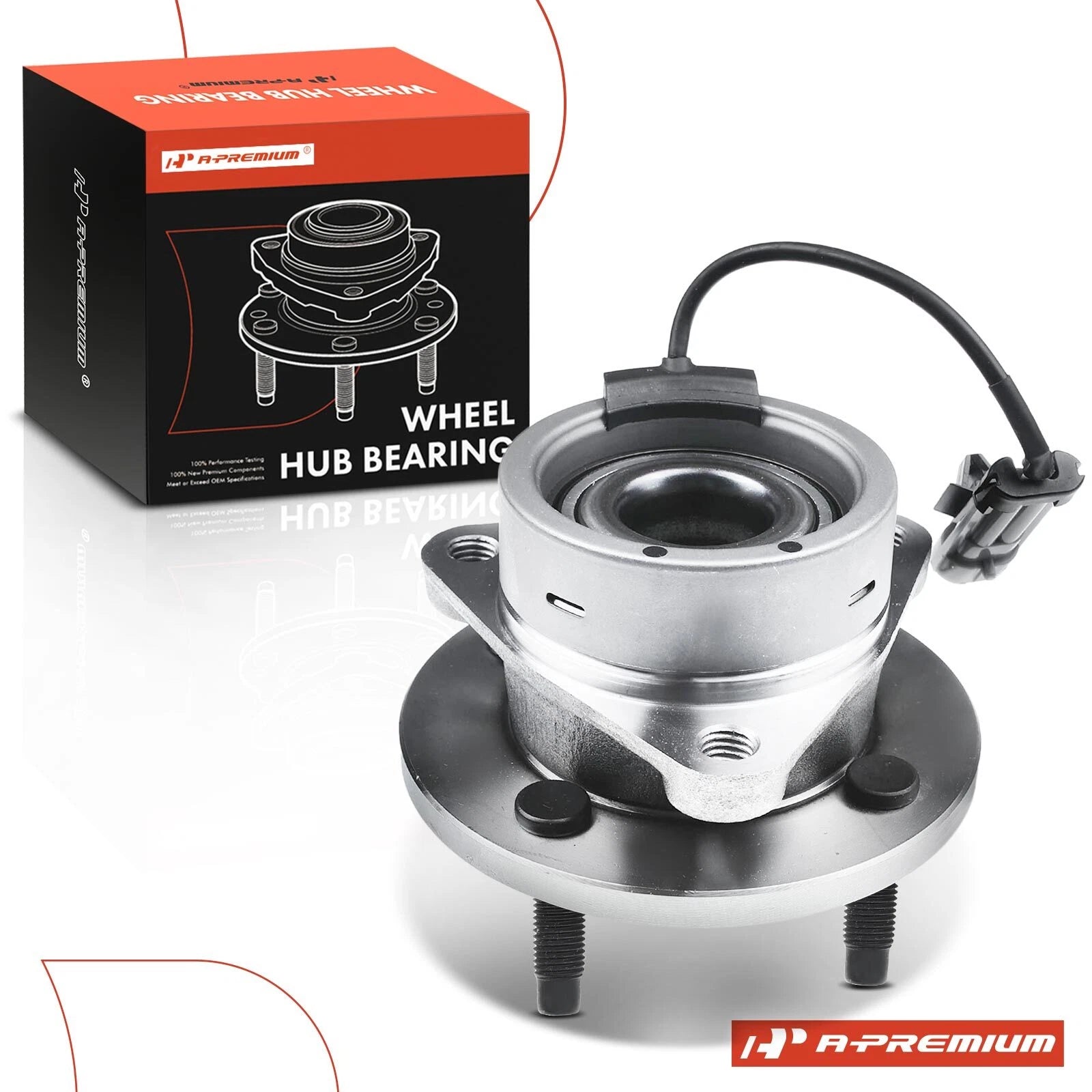 Front Wheel Hub & Bearing Assembly with ABS Sensor for Chevy Cobalt (2005–2010)