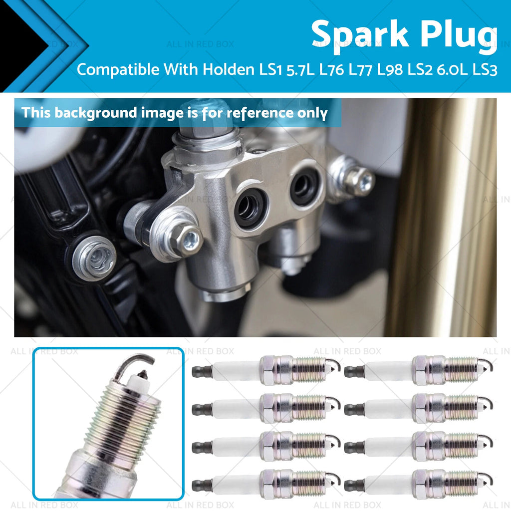 Set of 8 Ignition Spark Plugs for Holden LS3 6.2L (2010–2017) 12563707