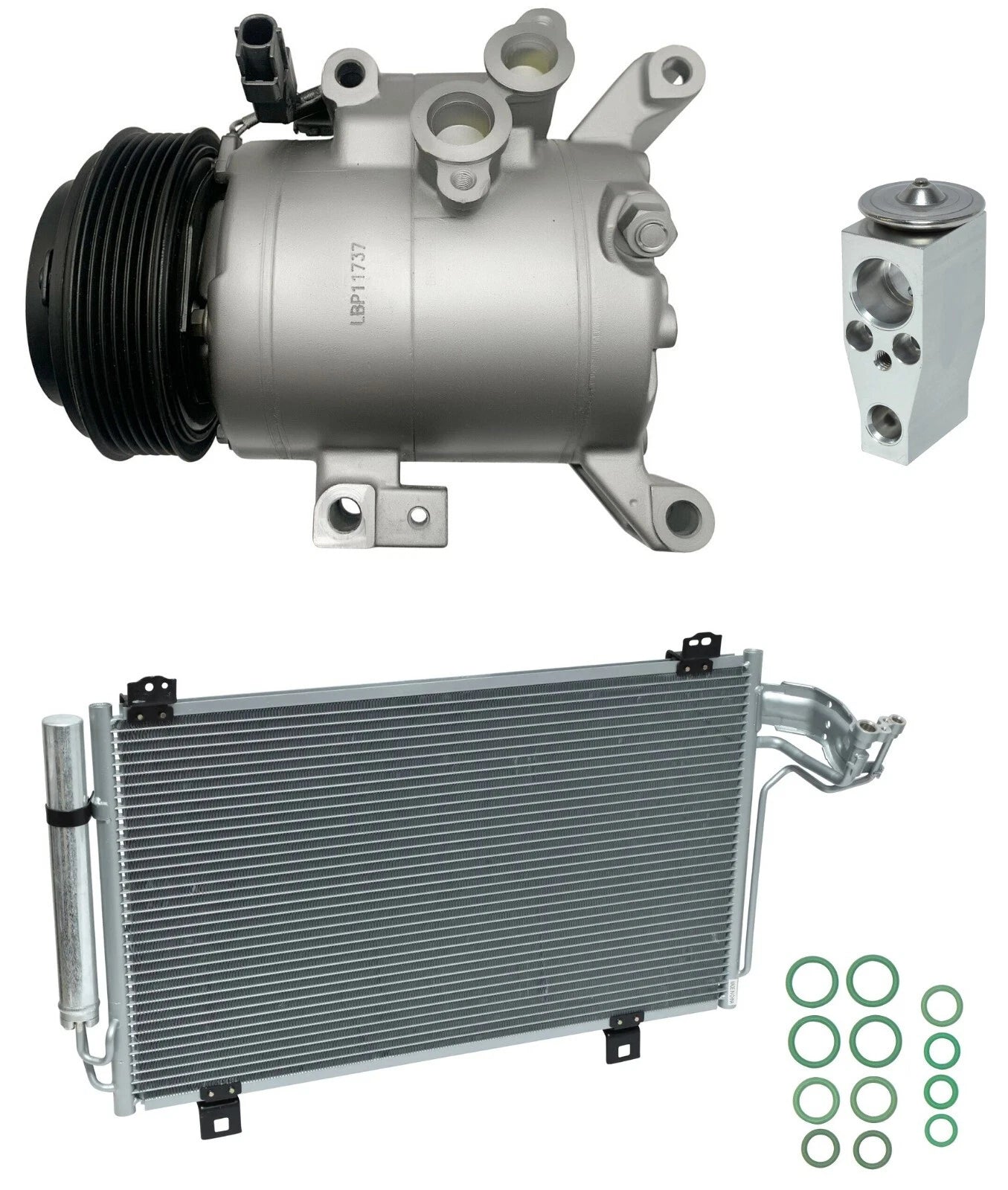 A/C Compressor Kit With Condenser for Mazda 6 2.5L (2014–2014)