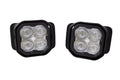 LED Fog Pro Light Kit White with Amber Backlight for 2017–2022 Ford Super Duty