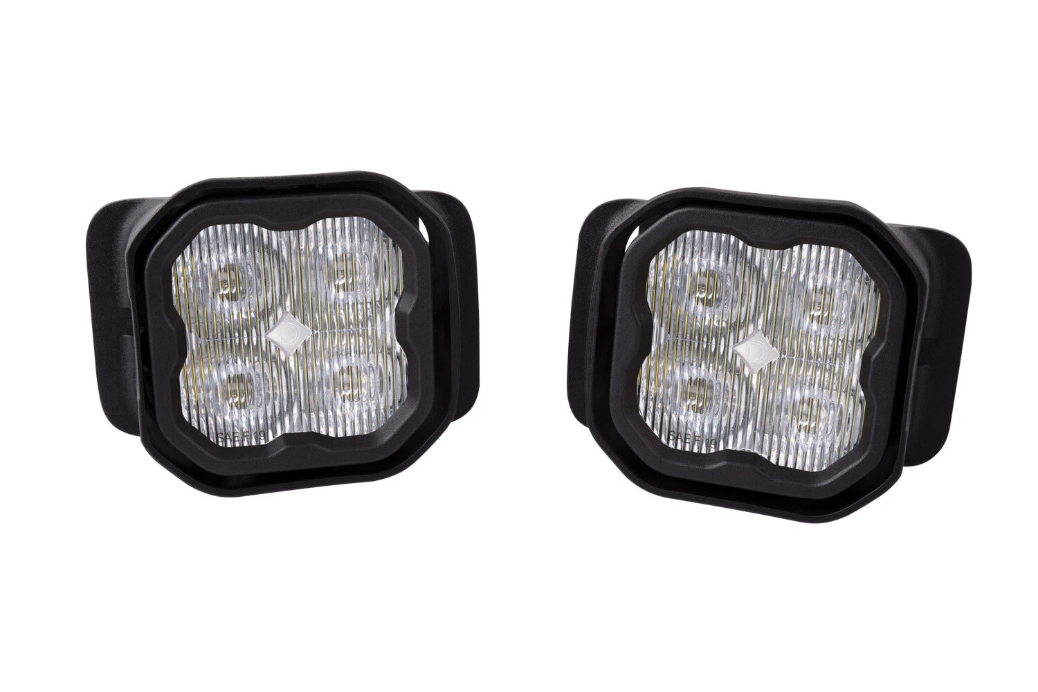 LED Fog Pro Light Kit White with Amber Backlight for 2017–2022 Ford Super Duty