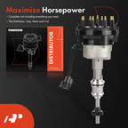 Ignition Distributor with Cap & Rotor for Ford F-250 F-350 F-600 F-800