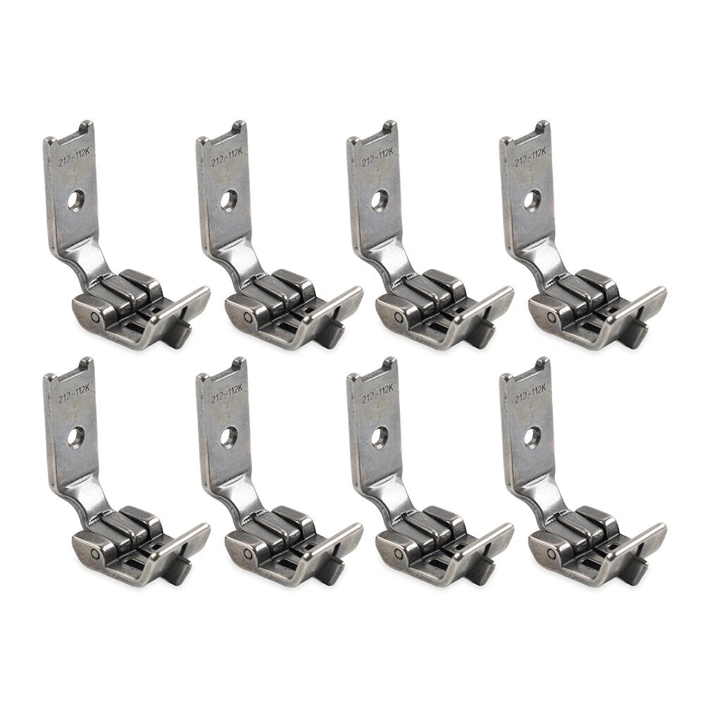 Double Needle Center Edge Foot with Spring Guide for Singer 112W, Juki LH-515+