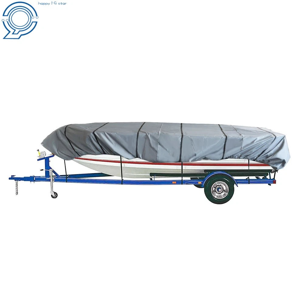 Jon Boat Cover for Trailerable 14ft (Marine Grade, Waterproof)