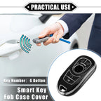 6 Button Key Fob Case Cover for Buick Encore, Enclave (2013–2021) TPU Black