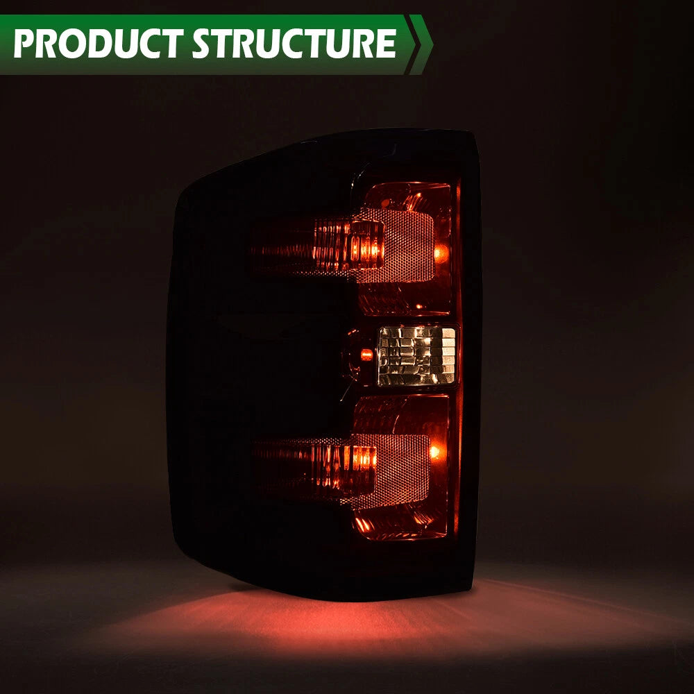 Smoke Tail Lights for Chevy Silverado (2014–2019)