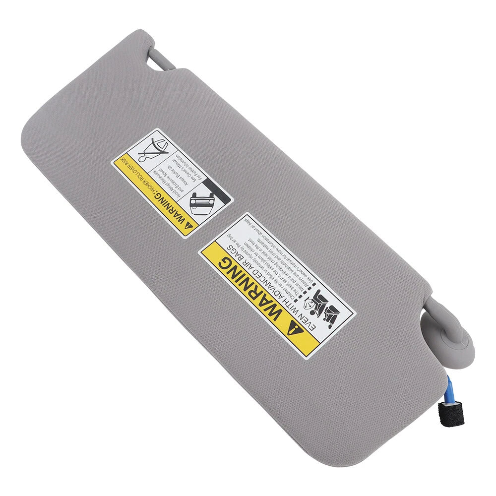 Left Side Gray Plastic Sun Visor for Honda Pilot (2017-2021)