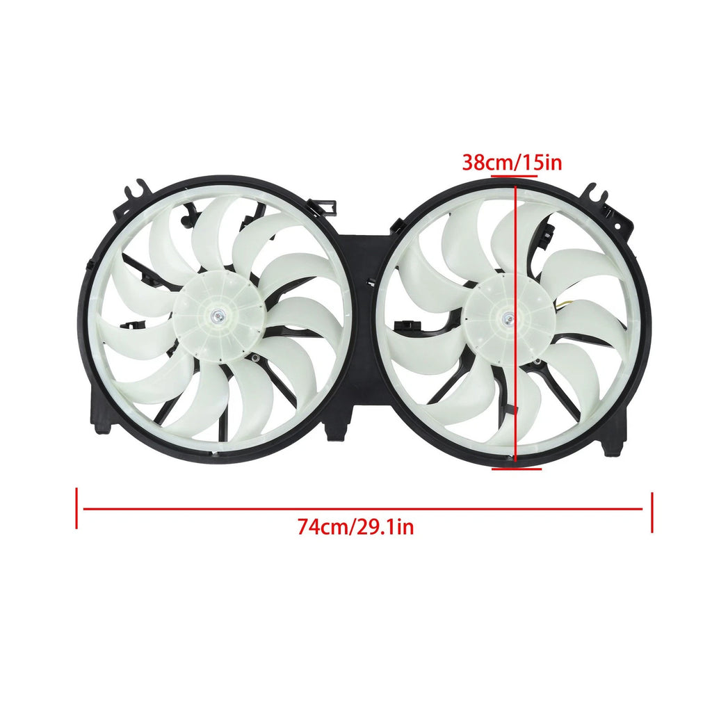 Radiator Cooling Fan Assembly for Nissan Maxima 3.5L (2009–2014) 21481ZY70A
