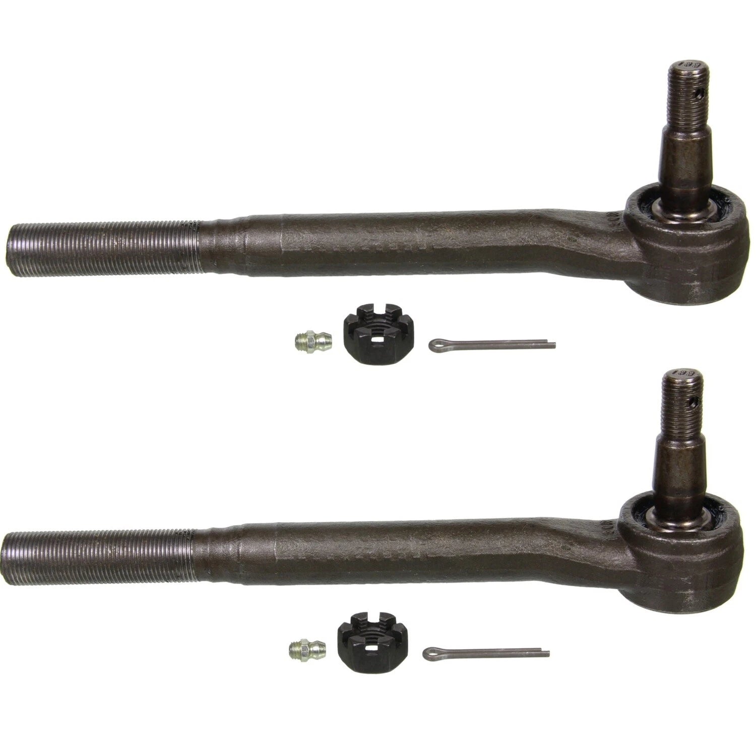 Set of 2 Inner Steering Tie Rod Ends Moog for Dodge Ram 1500 2500 3500 (RWD)