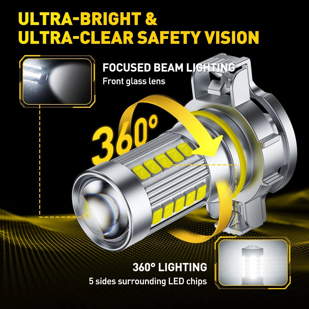2X AUXITO 5202 LED Fog Light Bulbs Super Bright 6500K for