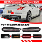 Clear Lens Dynamic LED Turn Signal Brake Light for Nissan 350Z (2003–2009)