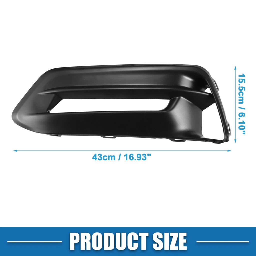 2X Fog Light Grille Cover for Honda Accord (2018–2020) Black