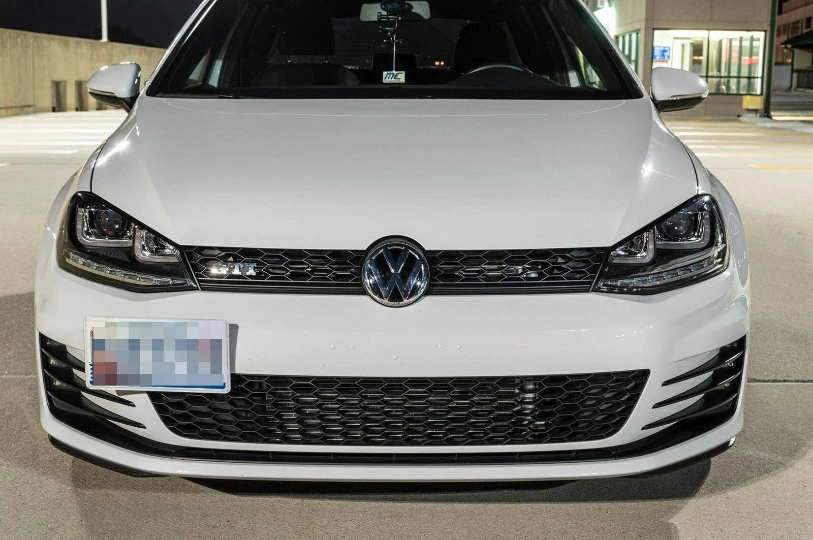 Bumper Tow Hook License Plate Mounting Bracket for Volkswagen Golf GTi MK7 (2015-2020)