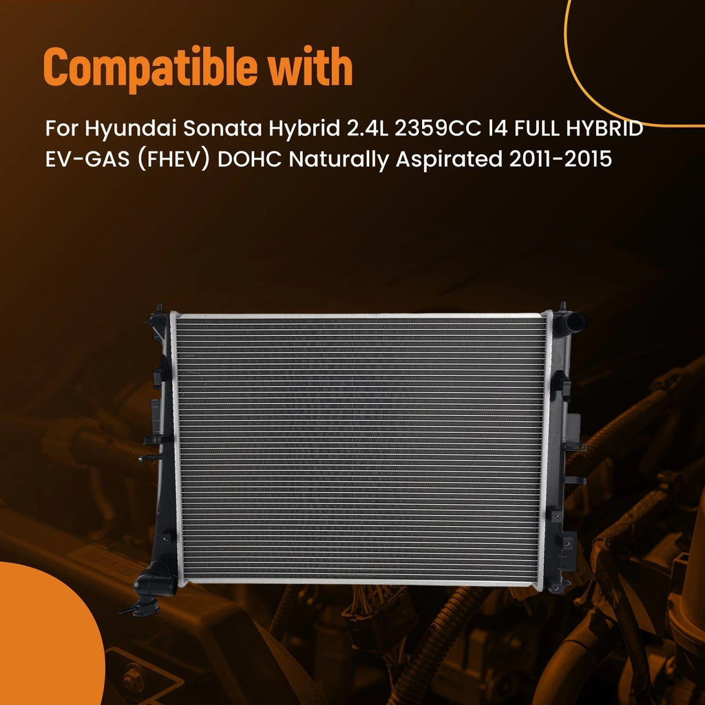 Aluminum Coolant Radiator for Hyundai Sonata Hybrid (2011–2015) CU13249