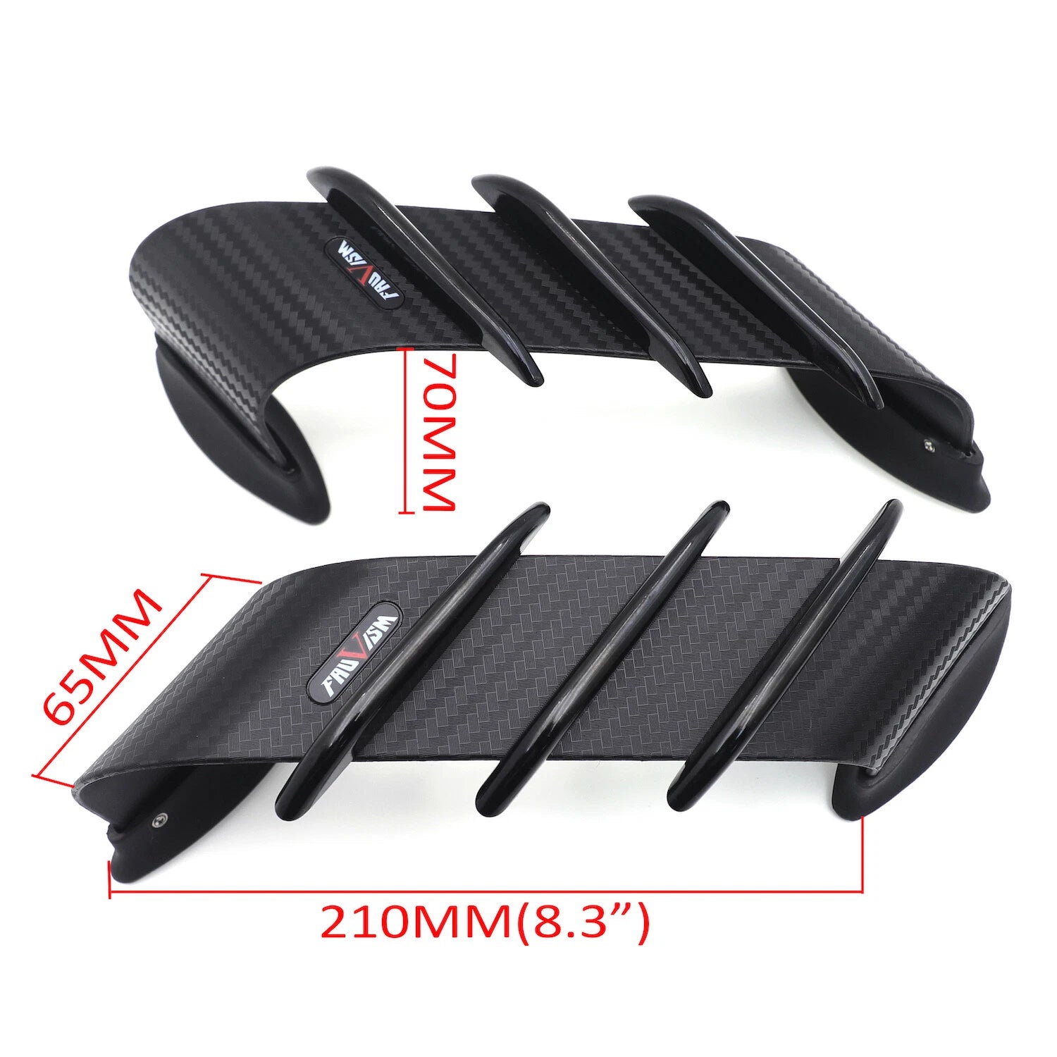 Universal Motorcycle Front Fairing Winglets Side Spoilers (Universal)