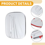 Fuel Tank Door Cap for Toyota Highlander (2022–2025) Chrome Silver Tone